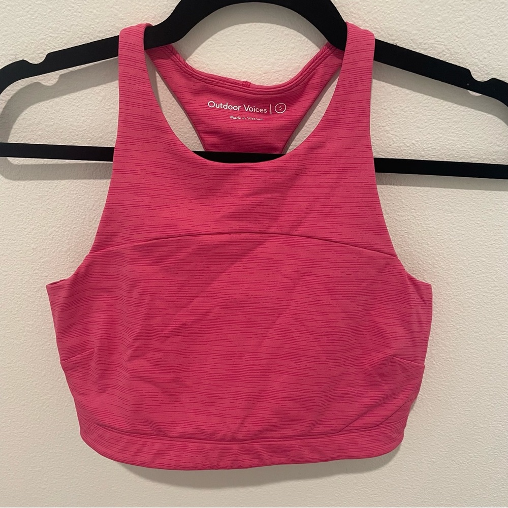 Outdoor Voices TechSweat / Move Free Crop Top - size small